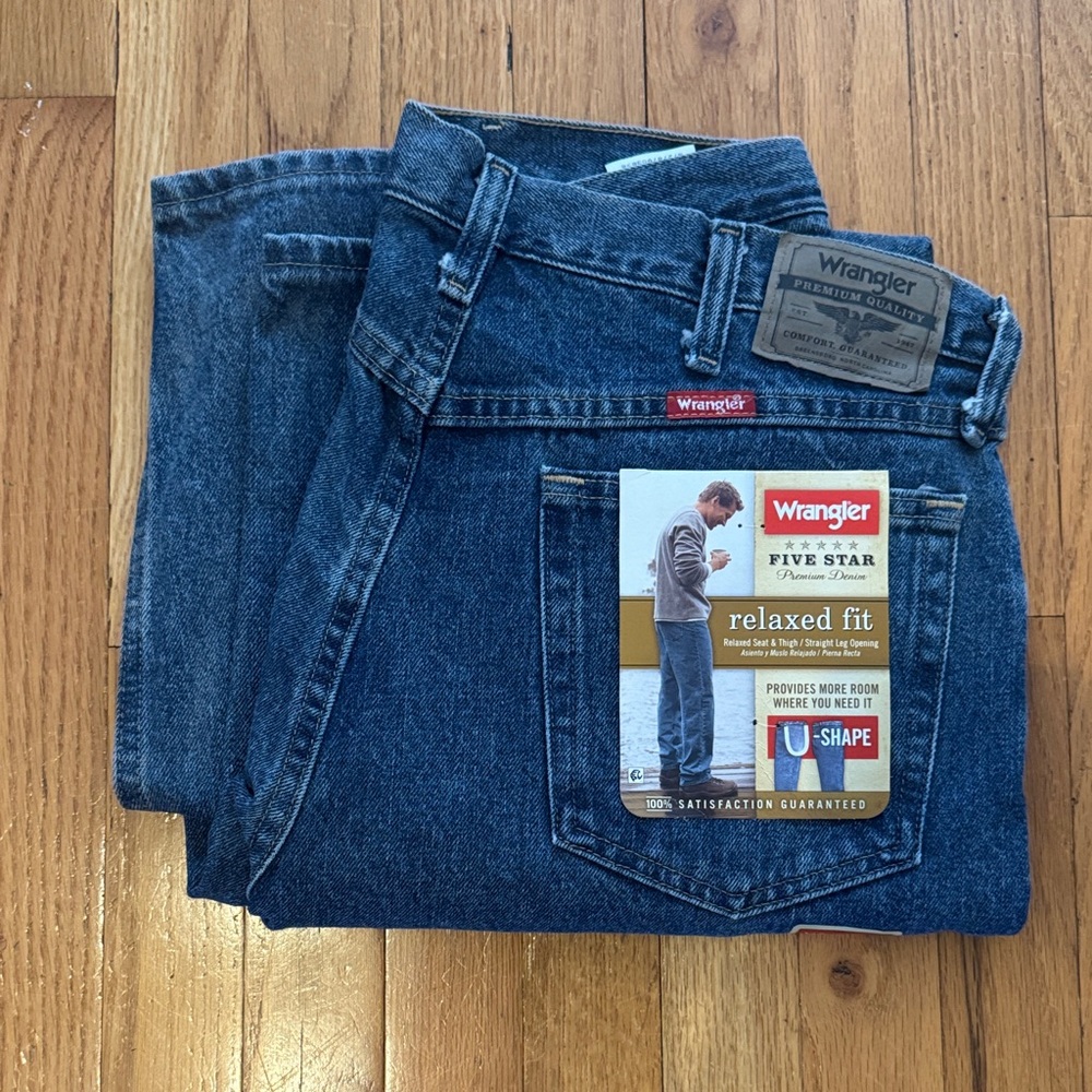 Wrangler Five Star Relaxed Fit Denim Jeans